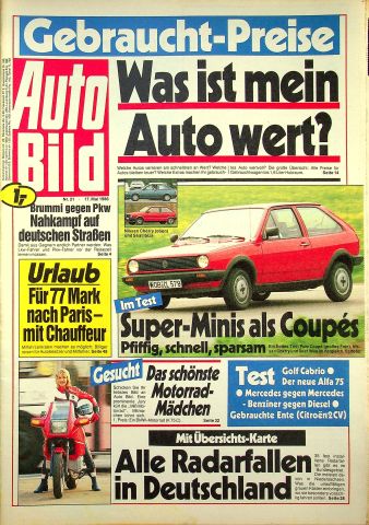 Deckblatt Auto Bild (21/1986)